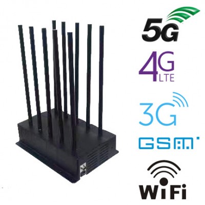 TX-100W 10-антенный подавитель CDMA GSM DCS 3G 4G 5G WIFI частот - купить в интернет-магазине MegaGPS.su